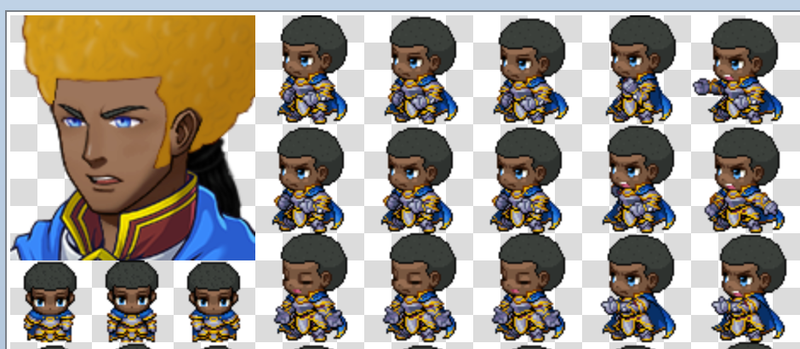 I incorrectly named and imported these hairstyles. So for whatever reason, it’s making an afro hairstyle in the front with dreadlocks in the back. Whoops. These hairstyles are also made by Jack Saintsworth.